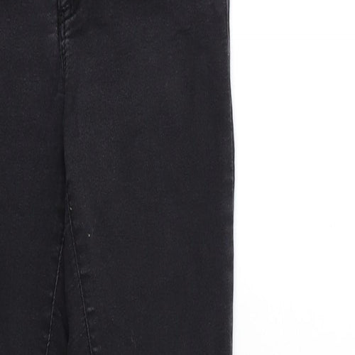 Miss Selfridge Womens Black  Denim Skinny Jeans Size 6 L28 in