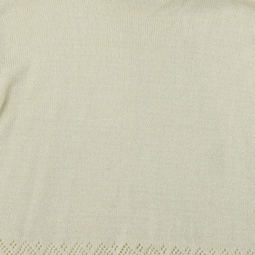 Heather Valley Womens Ivory  Knit Pullover Jumper Size 16
