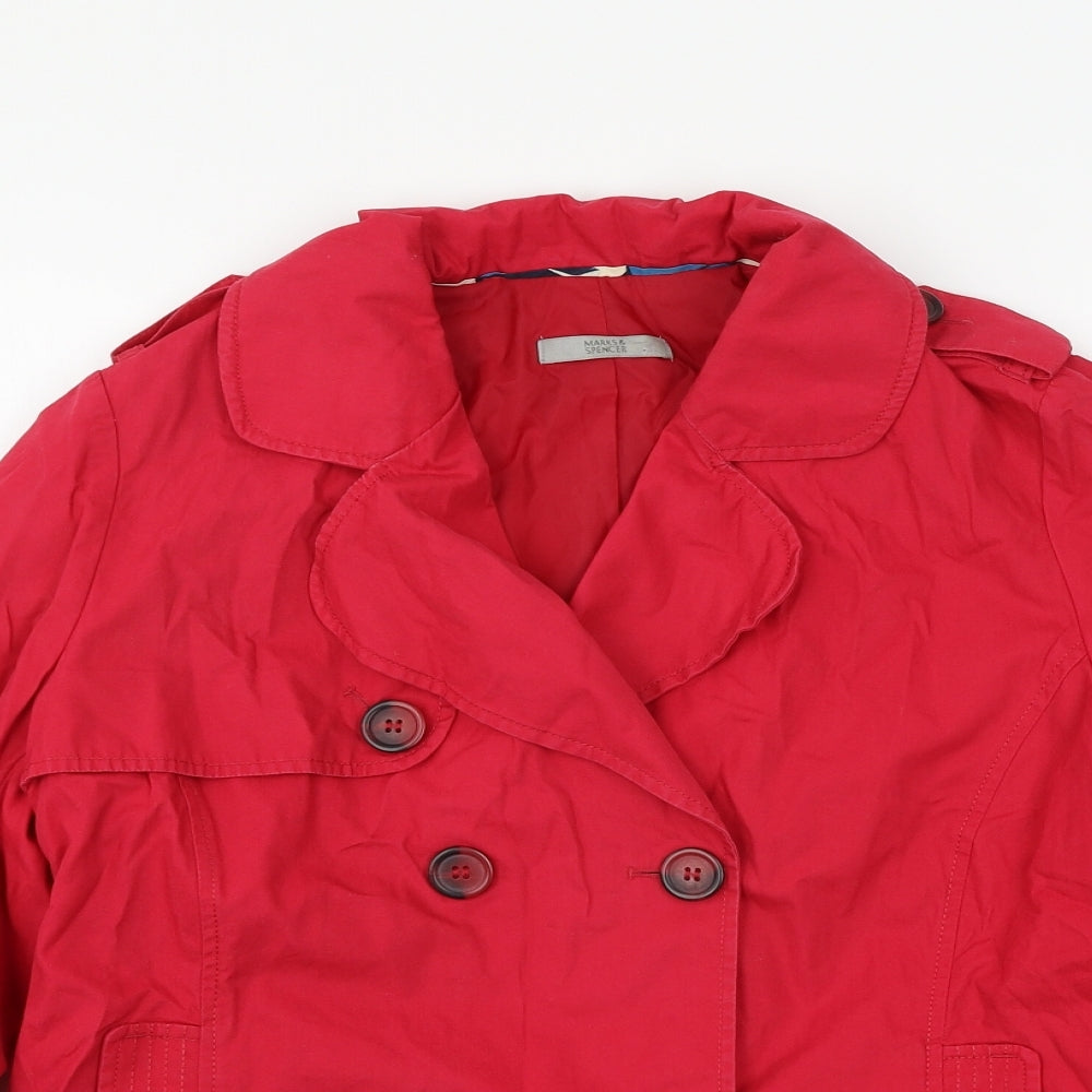 Marks and Spencer Womens Pink   Jacket  Size 14