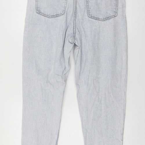 Denim & Co. Womens Blue  Denim Mom Jeans Size 14 L27 in