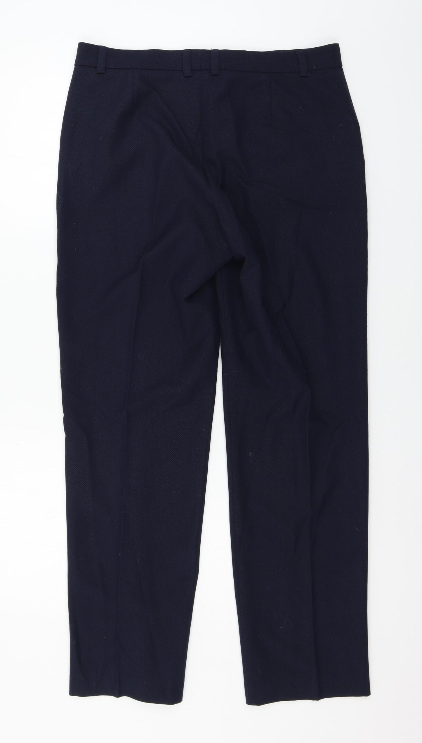 Marks and Spencer Womens Blue   Trousers  Size 12 L28 in