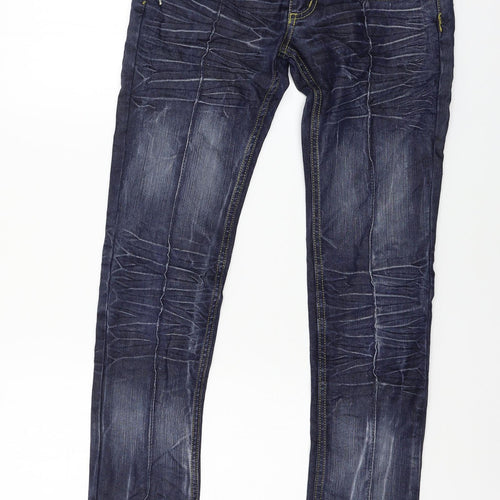 thegooll Mens Blue  Denim Skinny Jeans Size 27 in L30 in