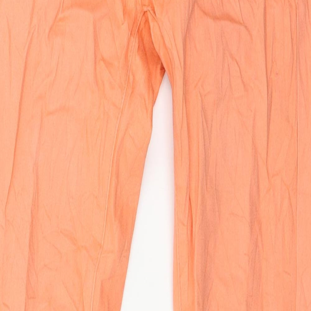 Reals Jeans Womens Orange  Denim Skinny Jeans Size 8 L31 in