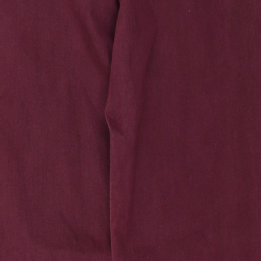 Y.Z.Y Womens Purple  Denim Straight Jeans Size L L28 in