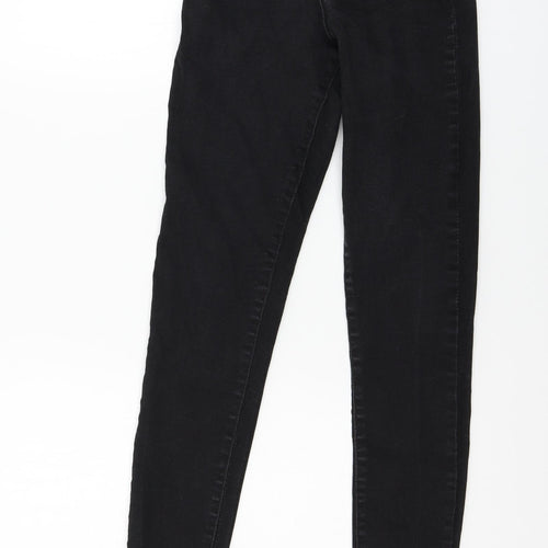 Denim & Co. Womens Black  Denim Skinny Jeans Size 12 L30 in