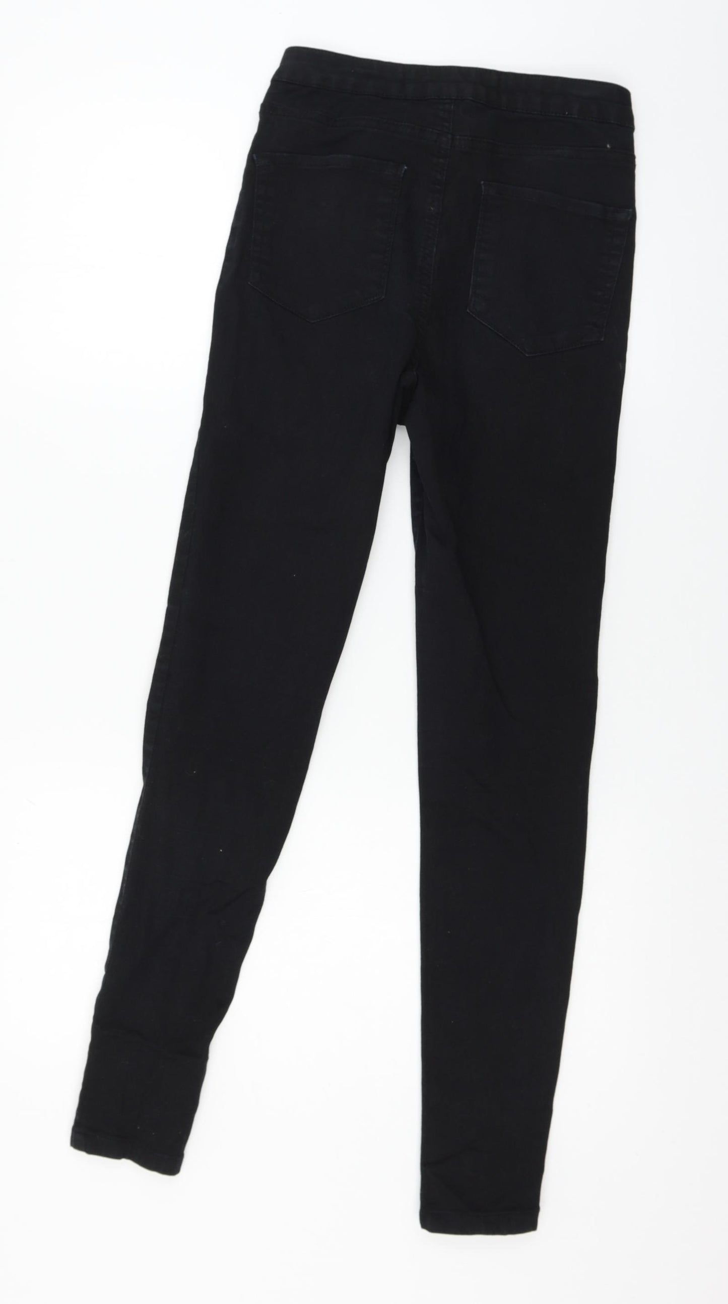 Denim & Co. Womens Black  Denim Skinny Jeans Size 10 L27 in