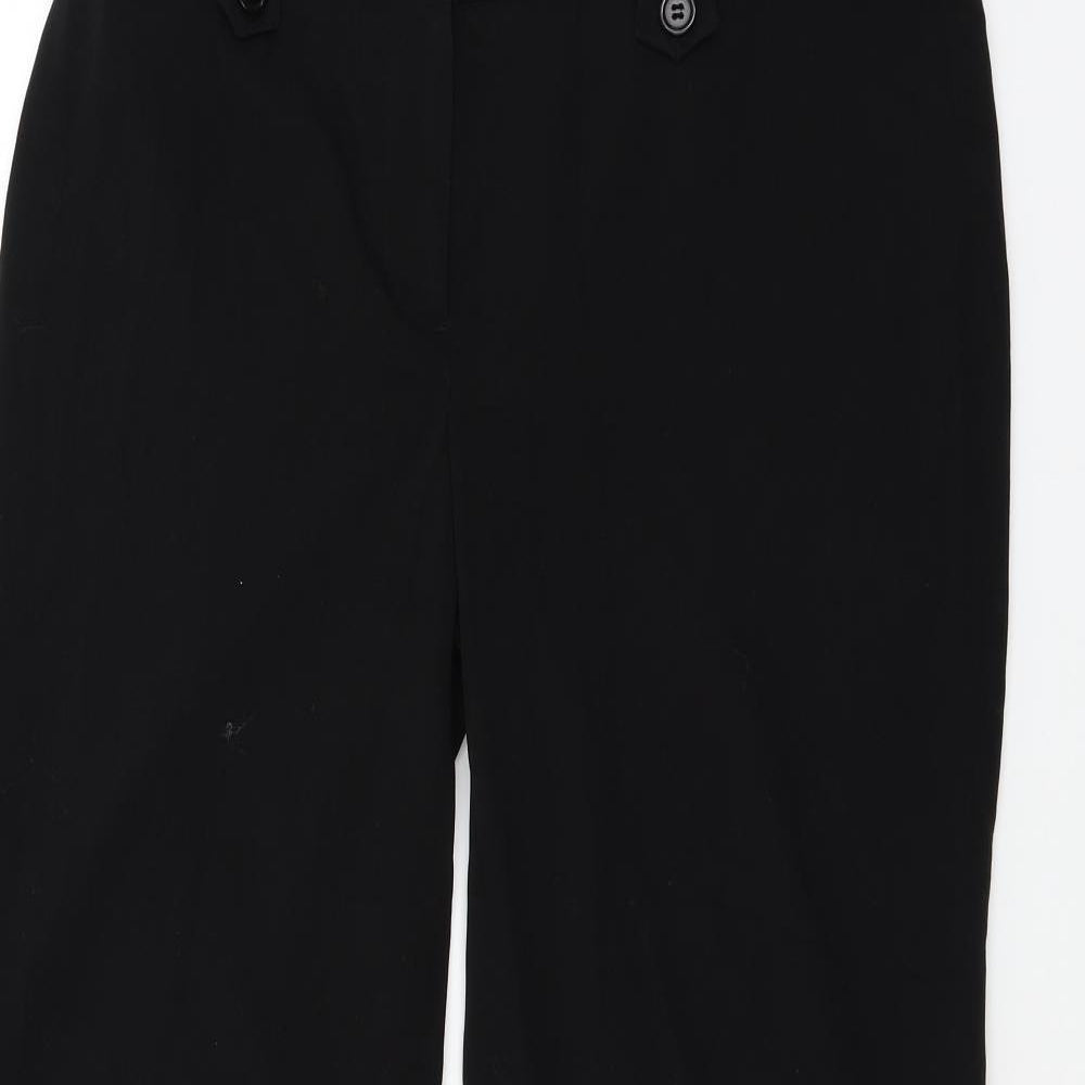 NEXT Womens Black   Trousers  Size 12 L20 in