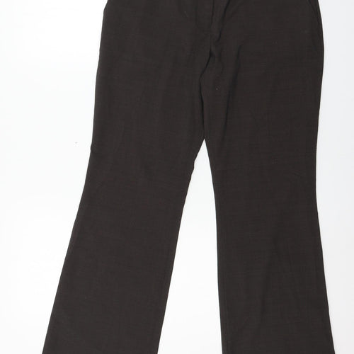 NEXT Womens Brown   Trousers  Size 12 L20 in