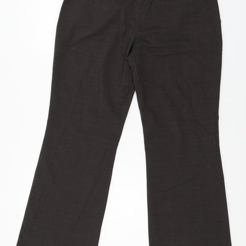 NEXT Womens Brown   Trousers  Size 12 L20 in
