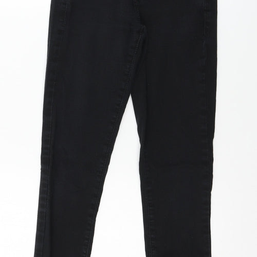 Topshop Womens Black  Denim Skinny Jeans Size 26 in L32 in