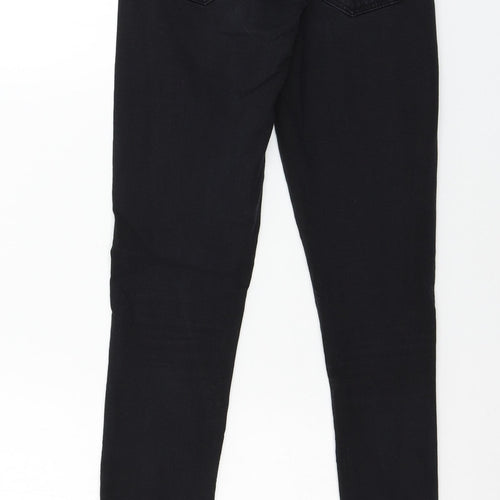 Topshop Womens Black  Denim Skinny Jeans Size 26 in L32 in