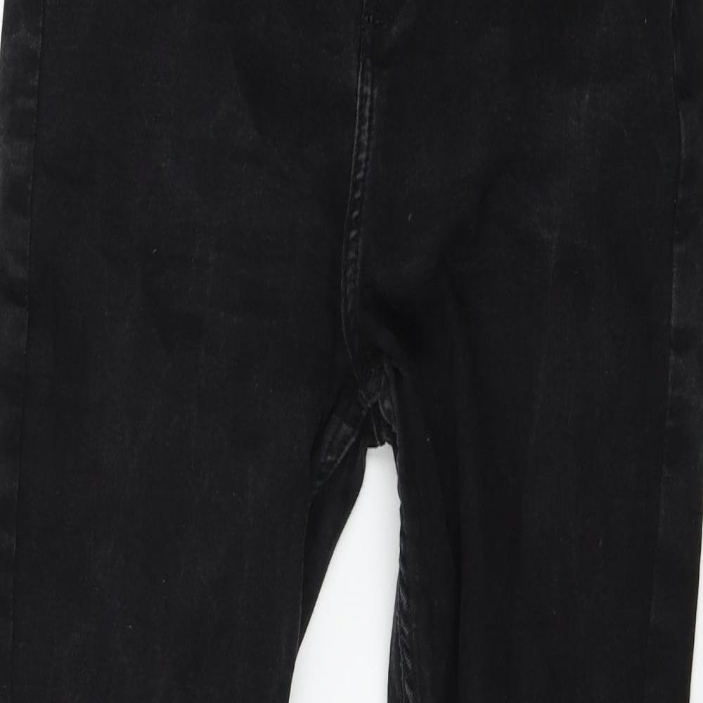 River Island Womens Black  Denim Skinny Jeans Size 14 L24 in