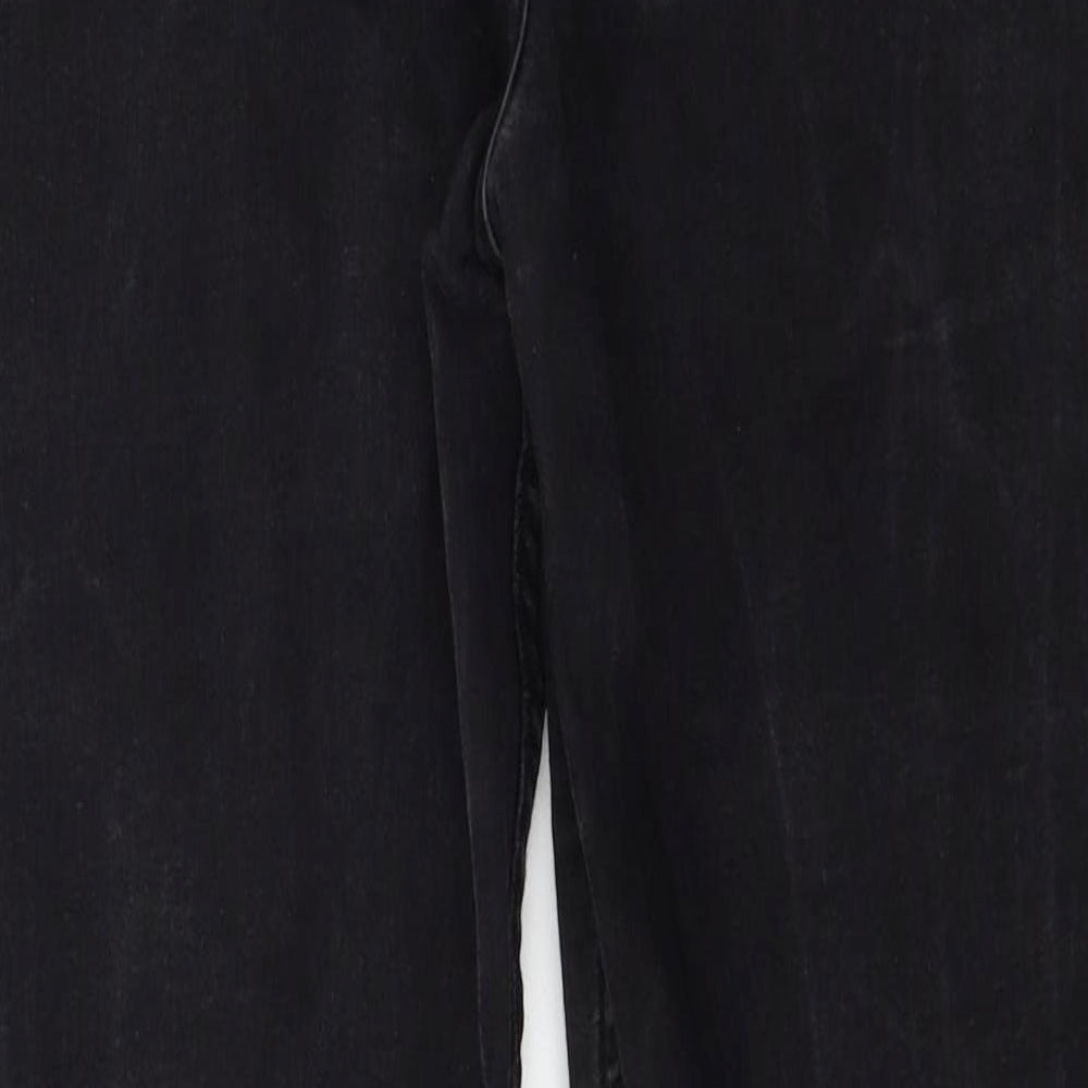 River Island Womens Black  Denim Skinny Jeans Size 14 L24 in