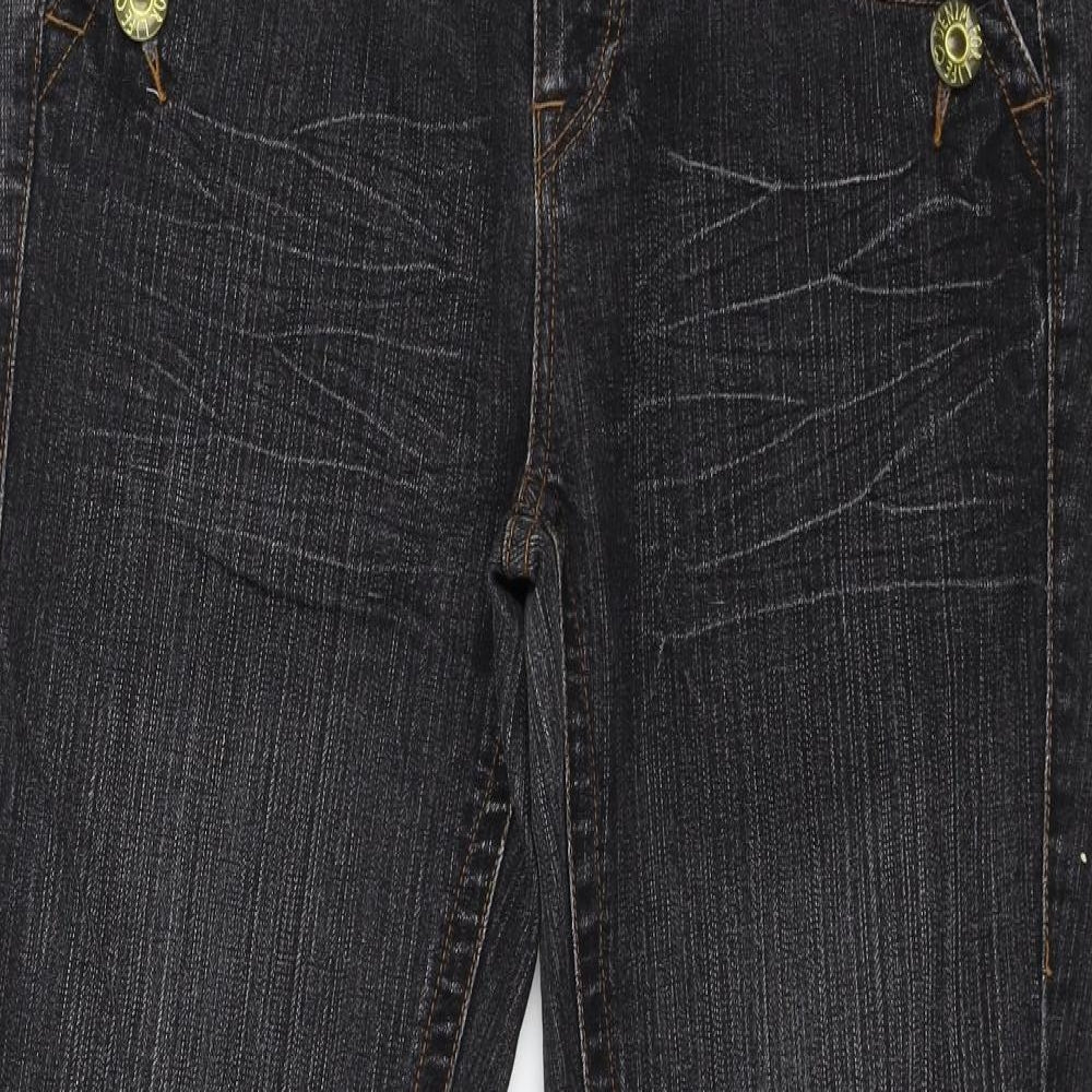 NEXT Womens Grey  Denim Bootcut Jeans Size 14 L30 in
