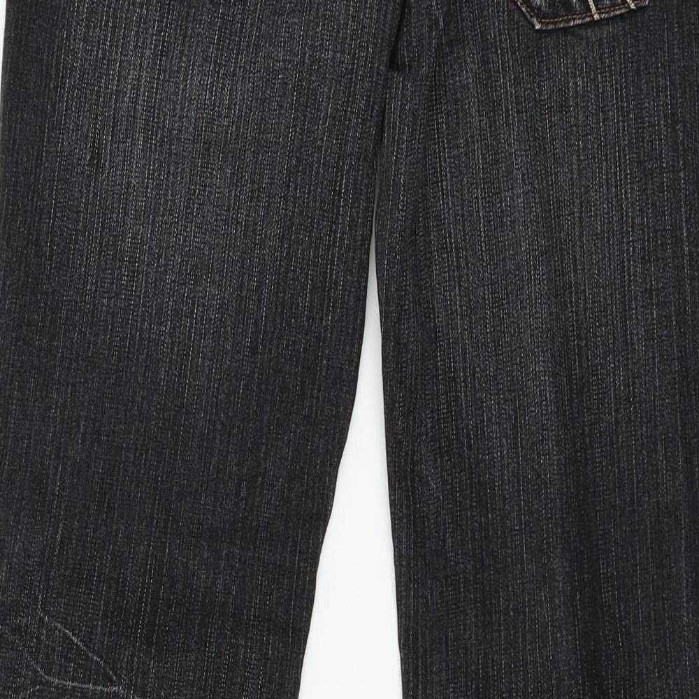 NEXT Womens Grey  Denim Bootcut Jeans Size 14 L30 in