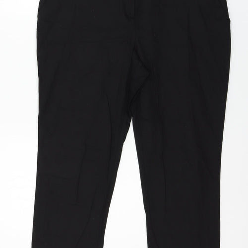 Dorothy Perkins Womens Black   Trousers  Size 14 L25 in