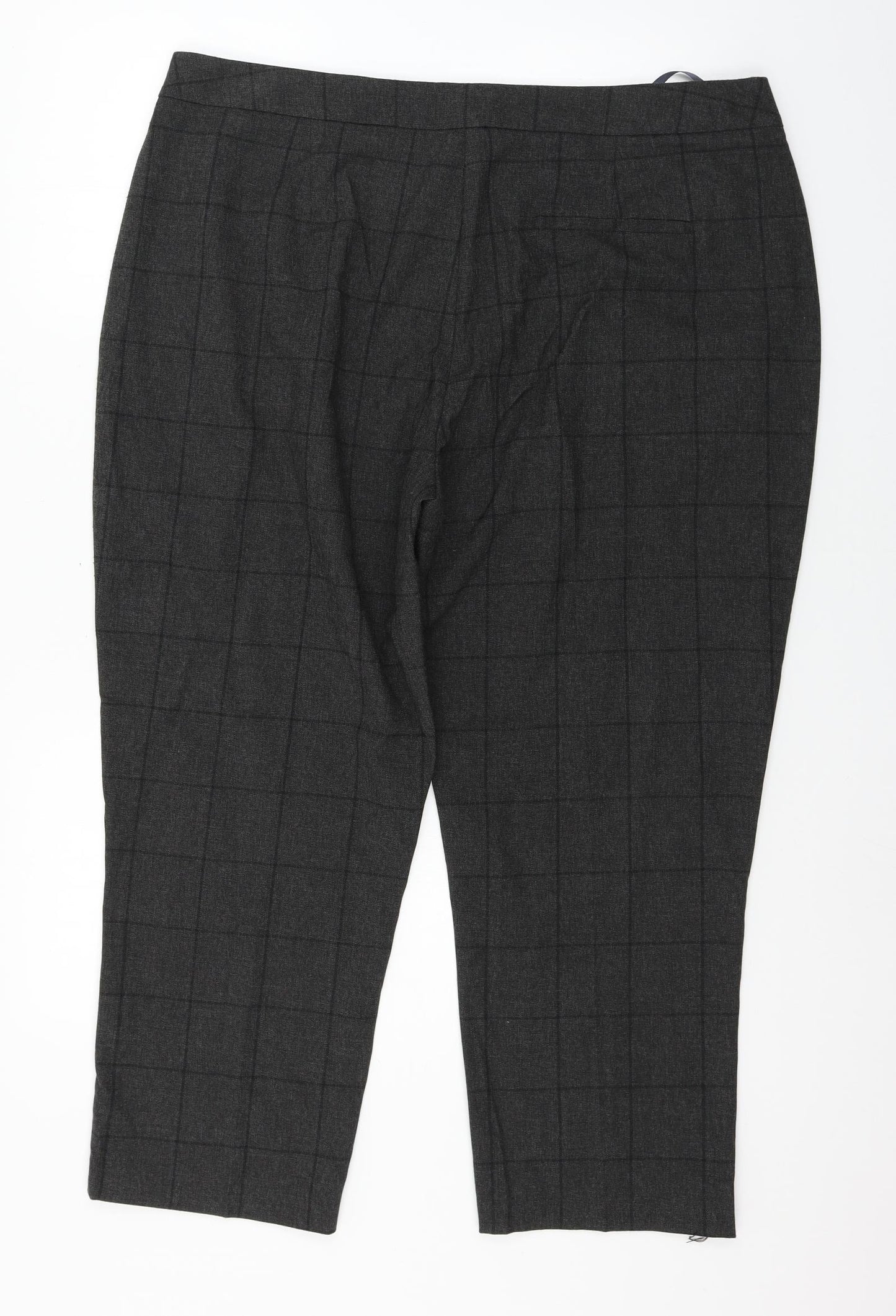 Dorothy Perkins Womens Green Check  Trousers  Size 18 L24 in