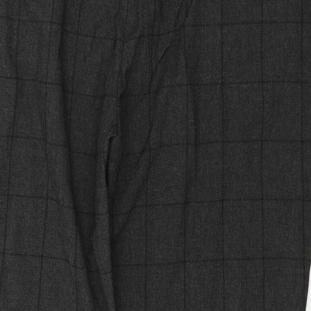 Dorothy Perkins Womens Green Check  Trousers  Size 18 L24 in