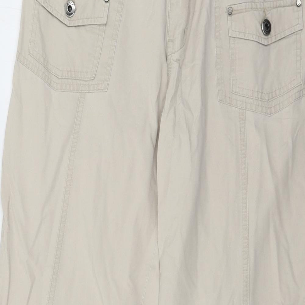 John Richmond Womens Ivory   Trousers  Size 14 L30 in