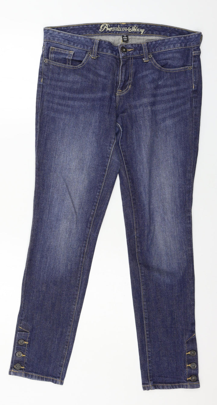 Gap Womens Blue Denim Skinny Jeans Size 34 in L29 in