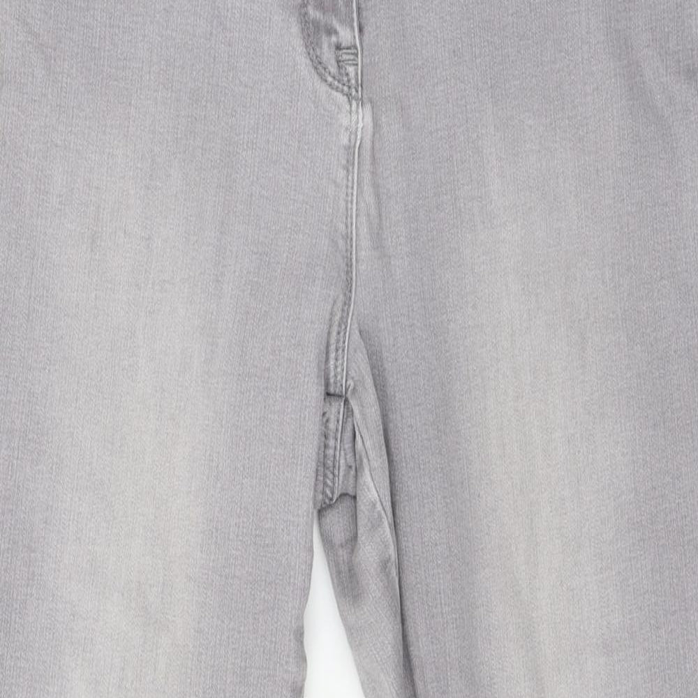 NEXT Womens Grey  Denim Skinny Jeans Size 14 L26 in