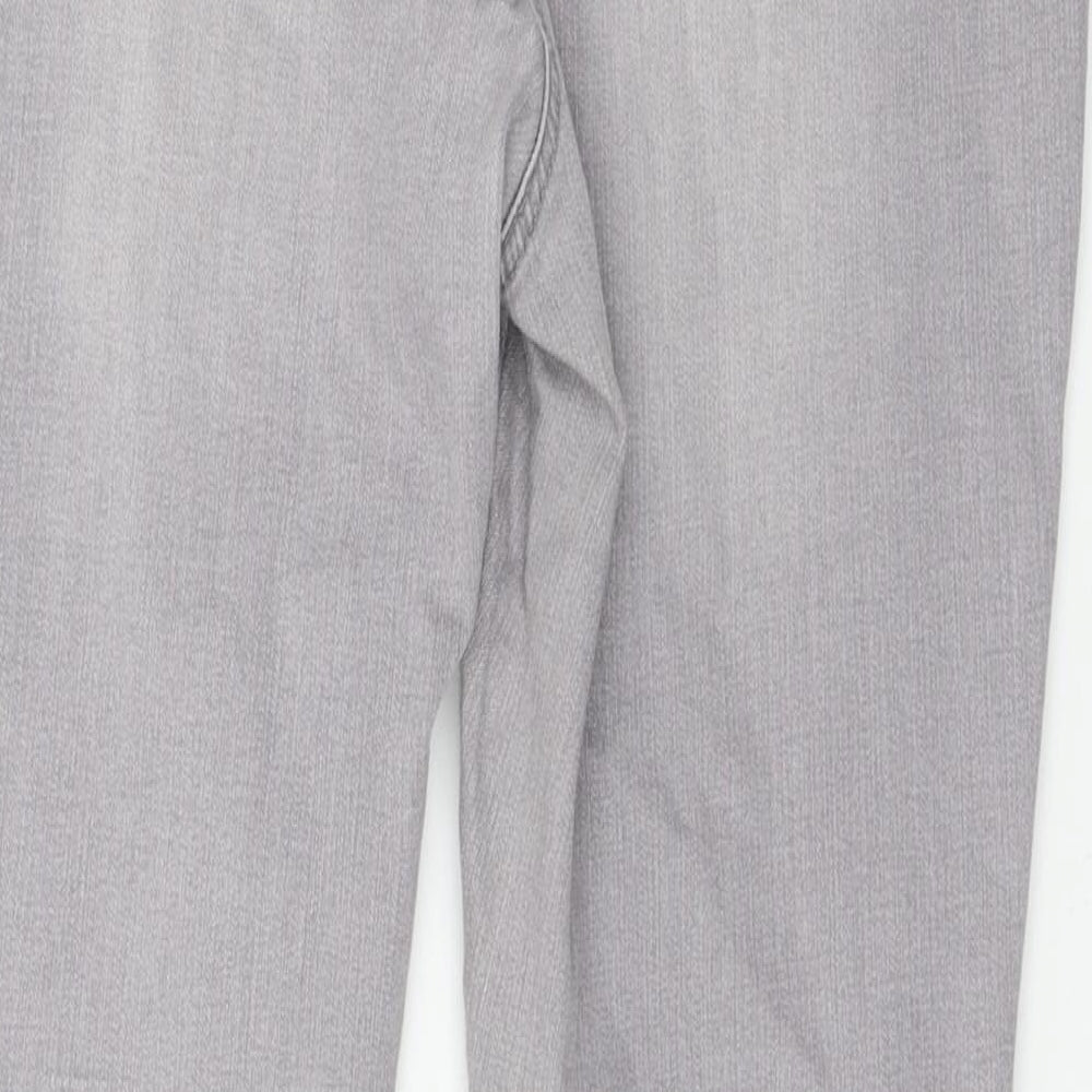 NEXT Womens Grey  Denim Skinny Jeans Size 14 L26 in