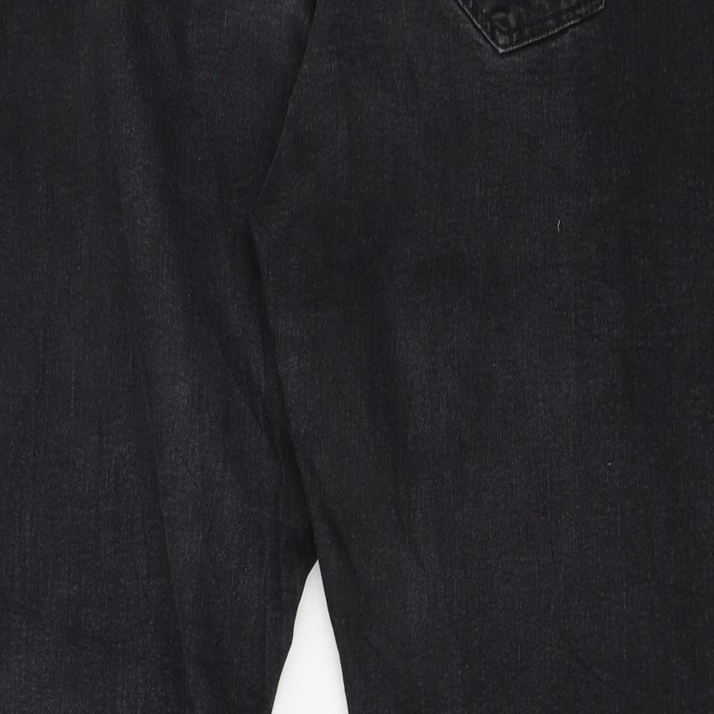 Dorothy Perkins Womens Grey  Denim Skinny Jeans Size 14 L27 in