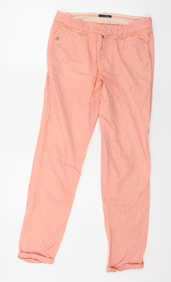 Promod Womens Pink Trousers Size 8 L29 in