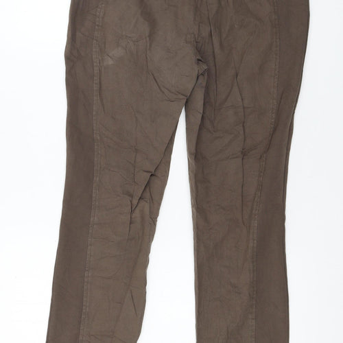 Monnari Womens Brown   Trousers  Size 8 L27 in