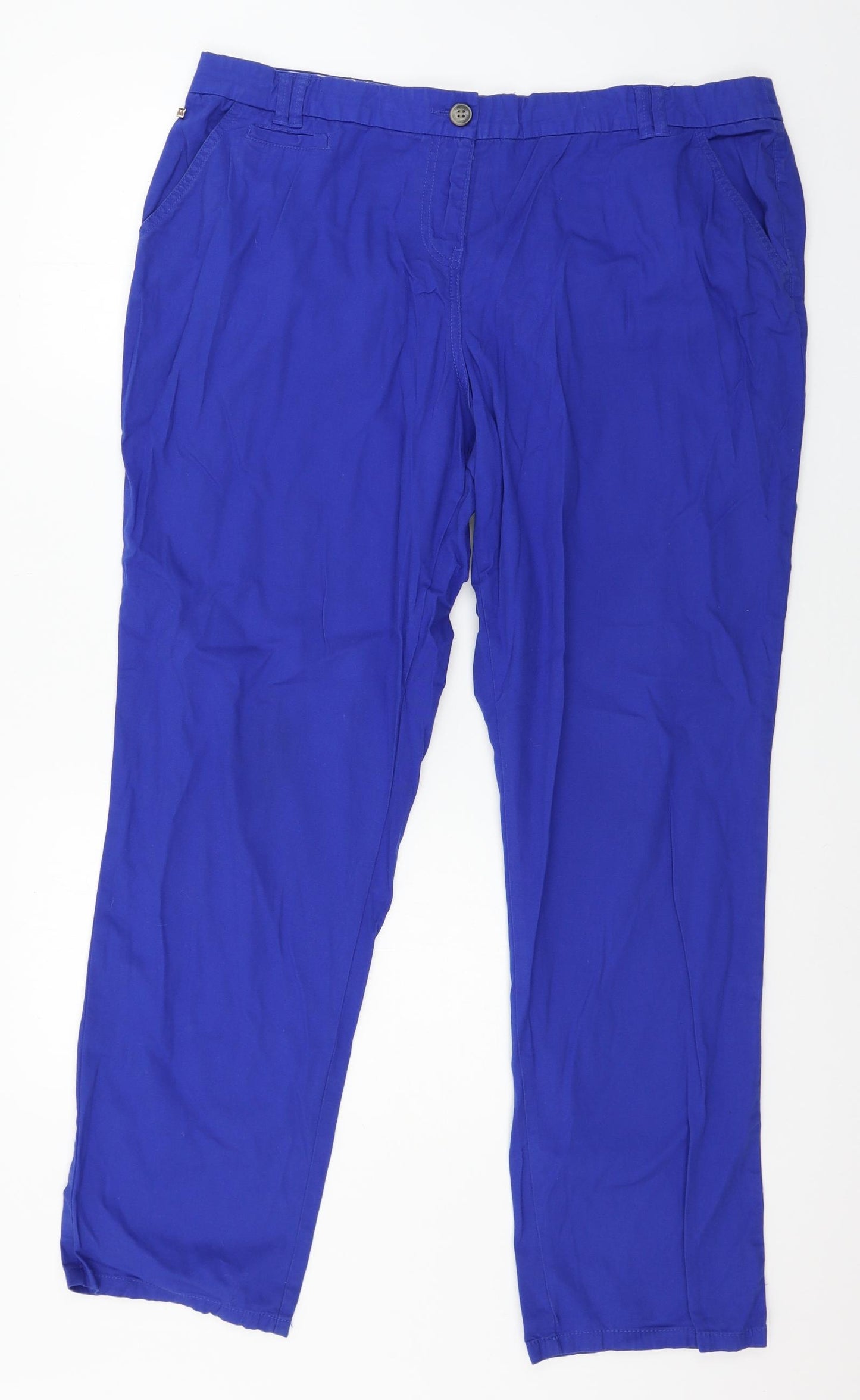 Maine Womens Blue   Trousers  Size 16 L29 in