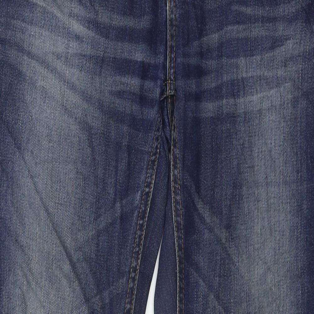 EDC Womens Blue  Denim Straight Jeans Size 32 in L29 in
