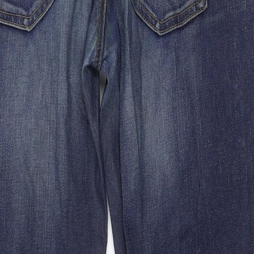 EDC Womens Blue  Denim Straight Jeans Size 32 in L29 in