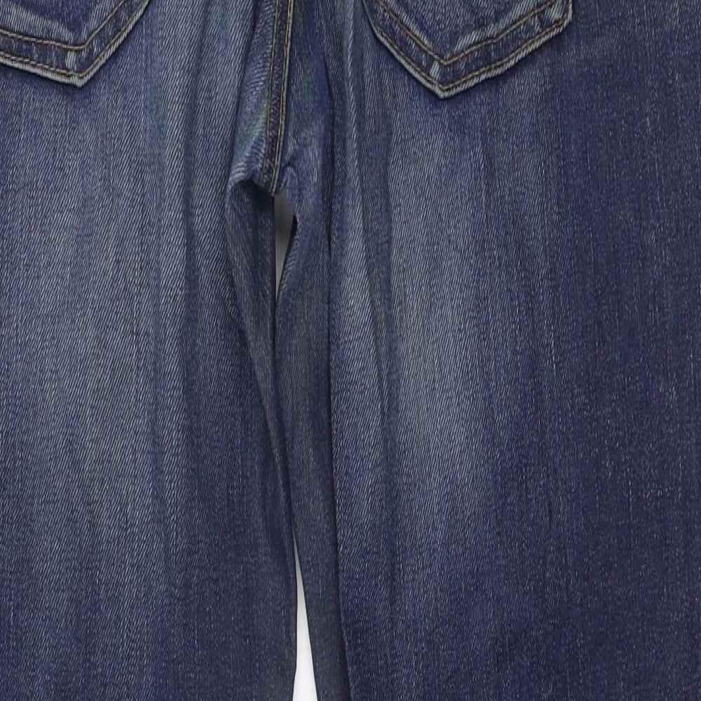 EDC Womens Blue  Denim Straight Jeans Size 32 in L29 in