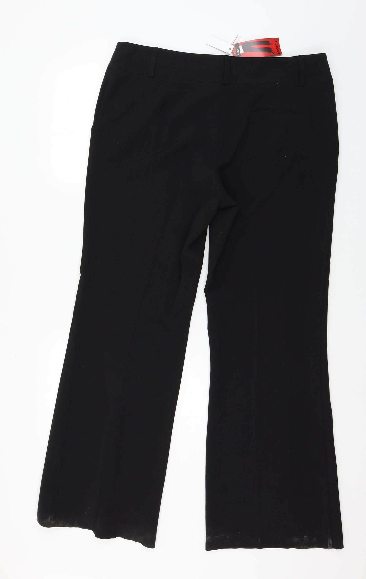 George Womens Black   Trousers  Size 16 L30 in