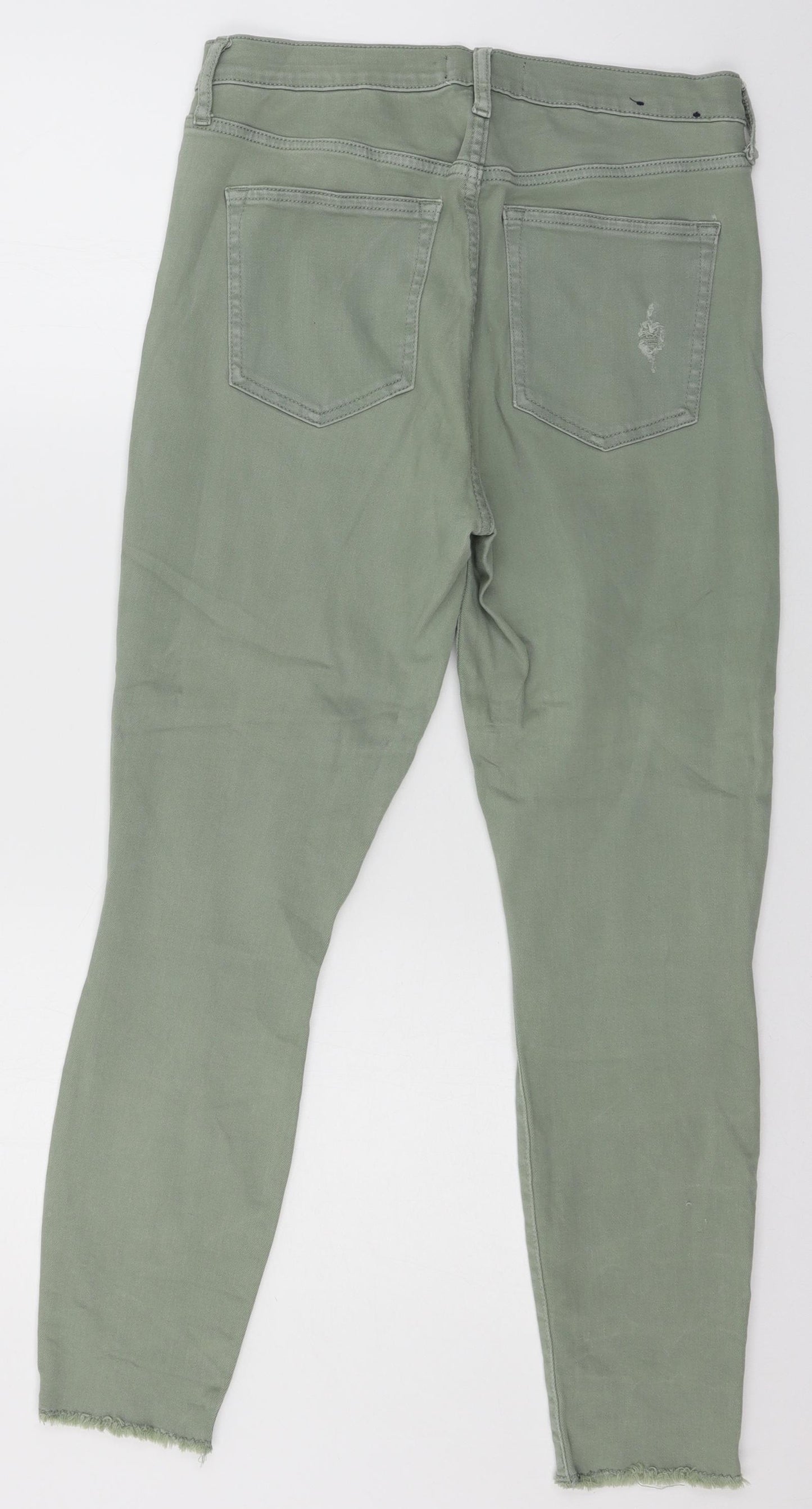 Gap Womens Green  Denim Skinny Jeans Size 29 in L26 in
