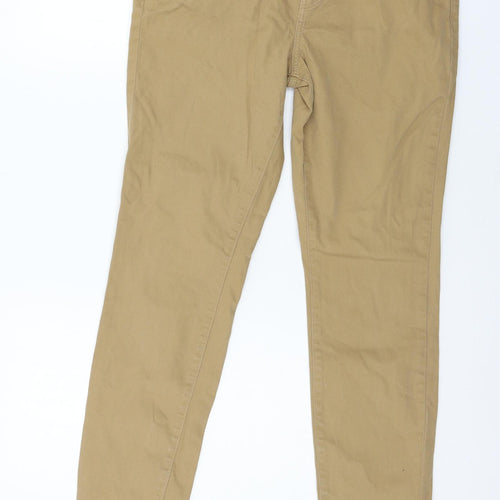 TU Womens Brown  Denim Skinny Jeans Size 12 L30 in