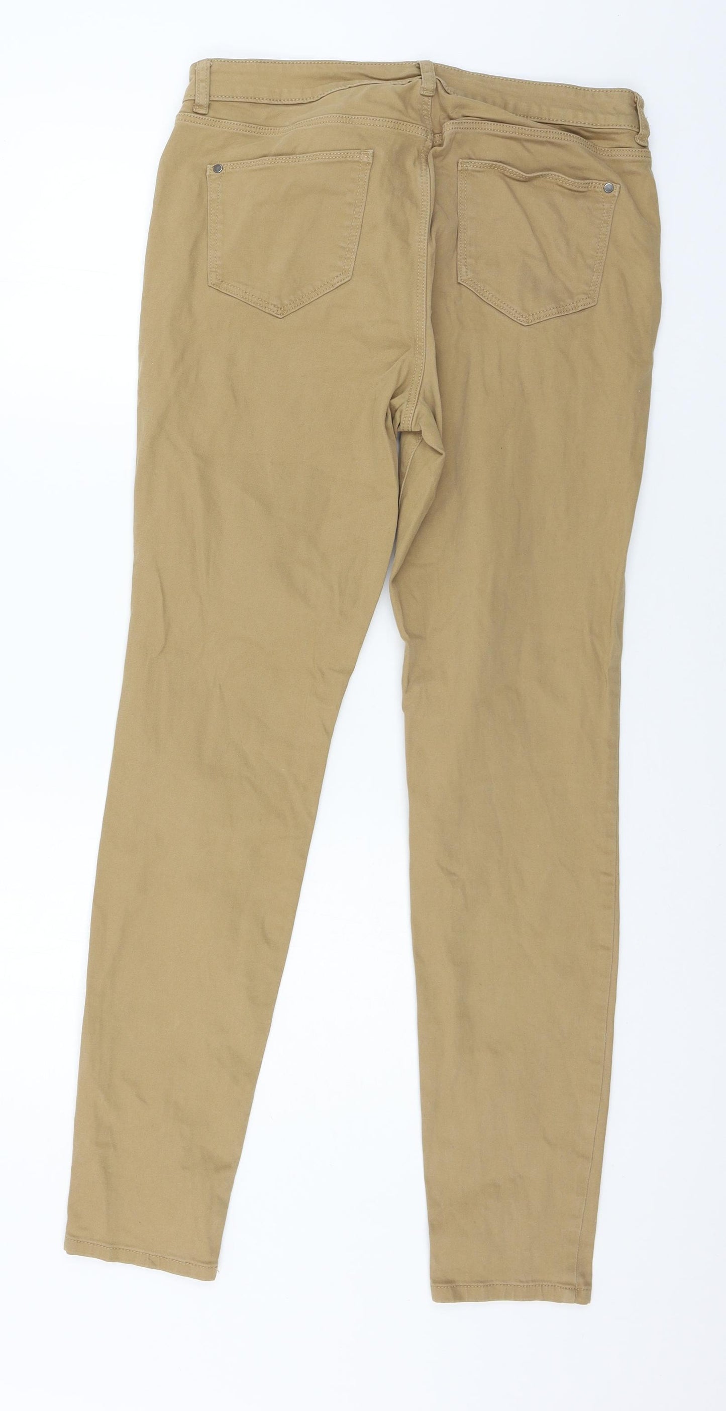 TU Womens Brown  Denim Skinny Jeans Size 12 L30 in