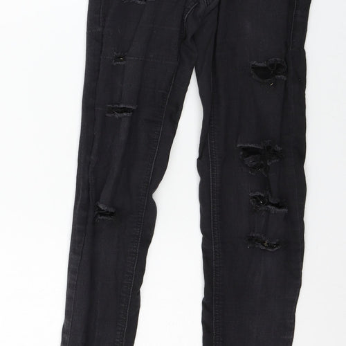 Topshop Womens Green  Denim Skinny Jeans Size 26 in L34 in