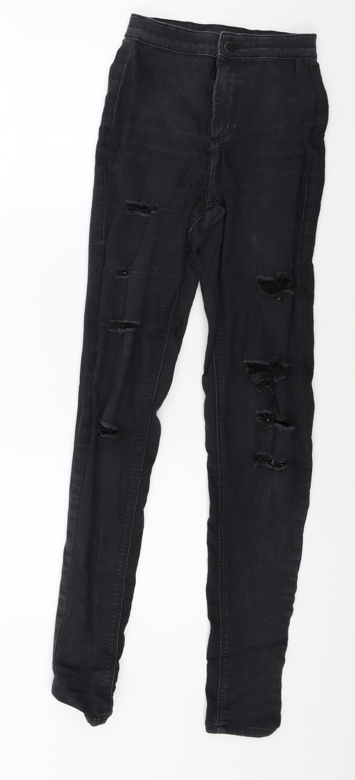 Topshop Womens Green Denim Skinny Jeans Size 26 in L34 in