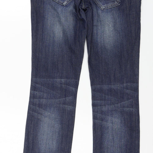 Amisu Womens Blue  Denim Straight Jeans Size 26 in L29 in