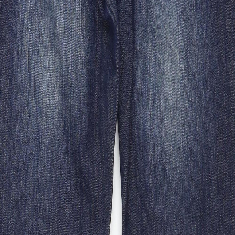 Amisu Womens Blue  Denim Straight Jeans Size 26 in L29 in