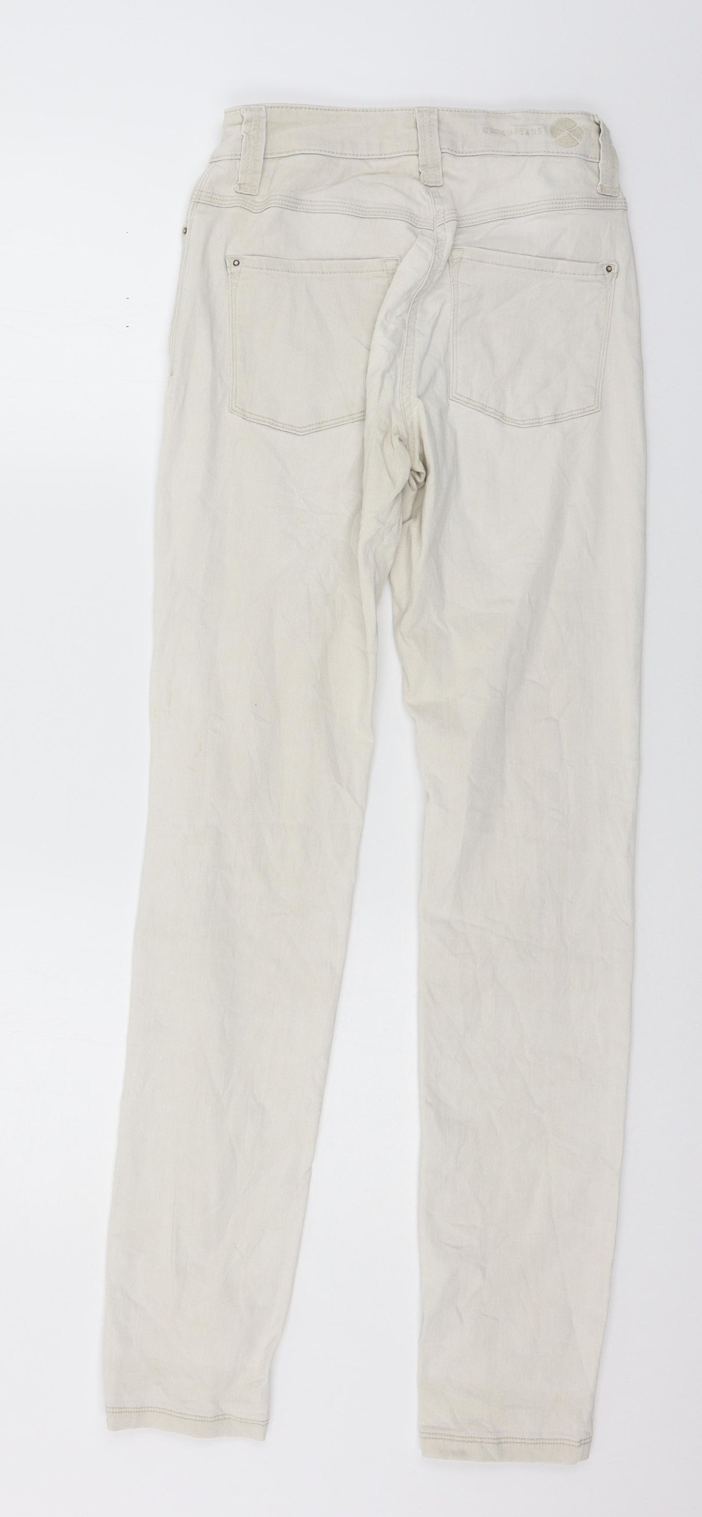 MAC Jeans Womens Beige  Denim Skinny Jeans Size 28 in L31 in