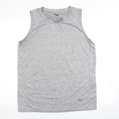 native sport Mens Grey   Basic Tank Size L