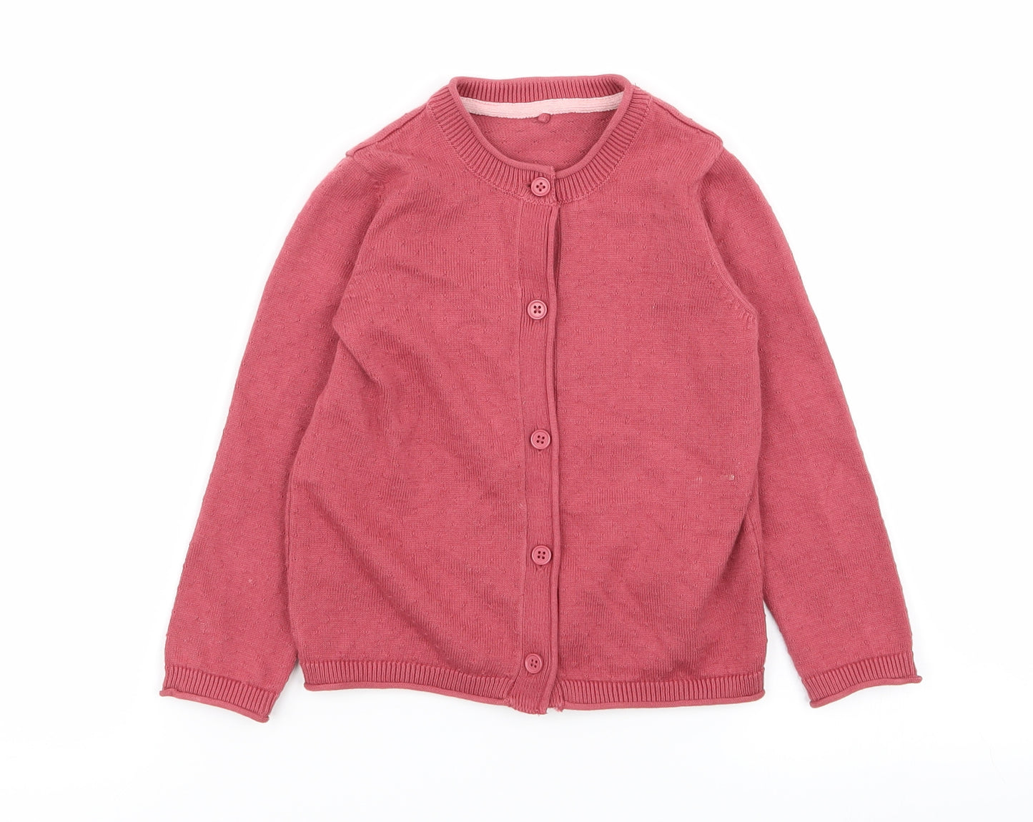 M&S Girls Pink   Cardigan Jumper Size 2-3 Years