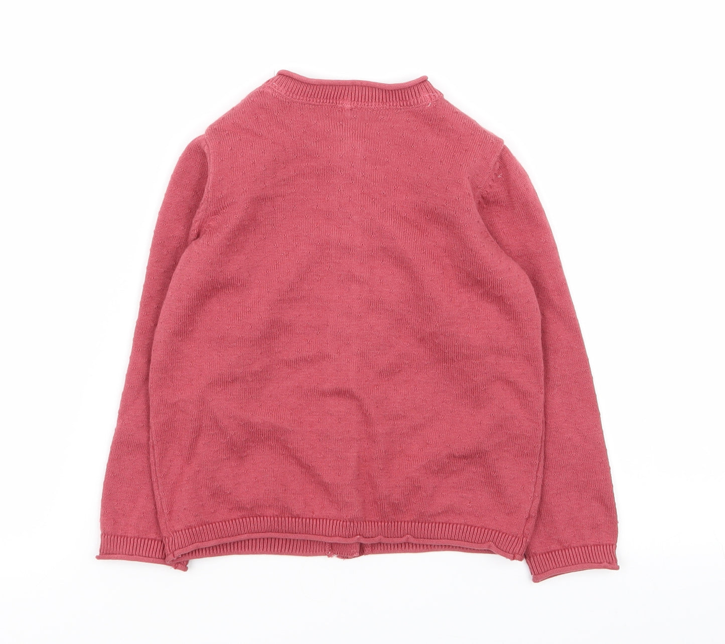 M&S Girls Pink   Cardigan Jumper Size 2-3 Years