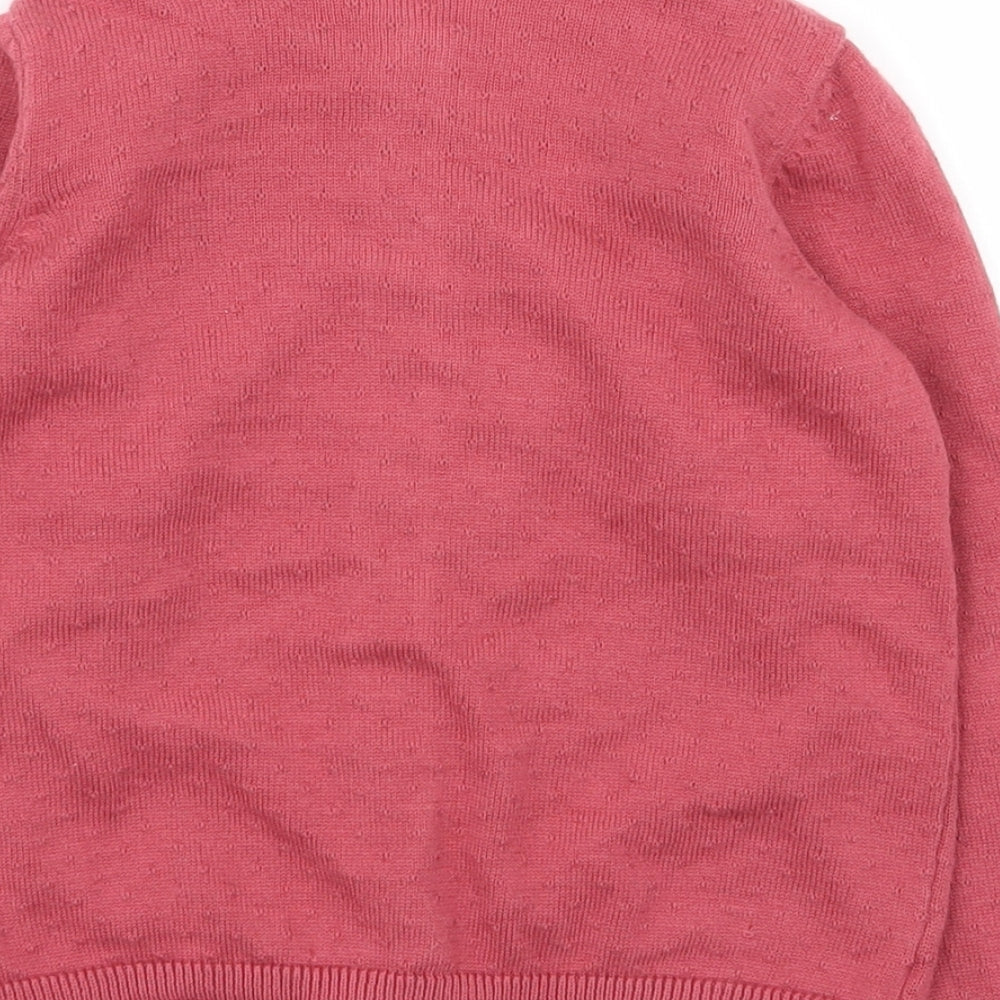 M&S Girls Pink   Cardigan Jumper Size 2-3 Years