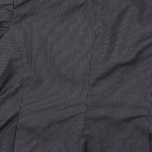 Asda George Womens Grey Striped  Jacket Blazer Size 20