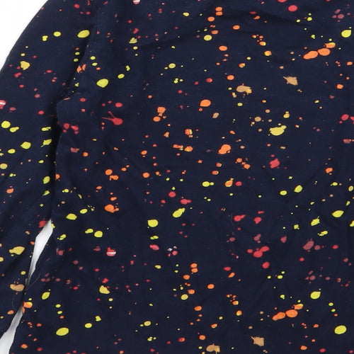 NEXT Girls Blue Polka Dot  Basic T-Shirt Size 5 Years