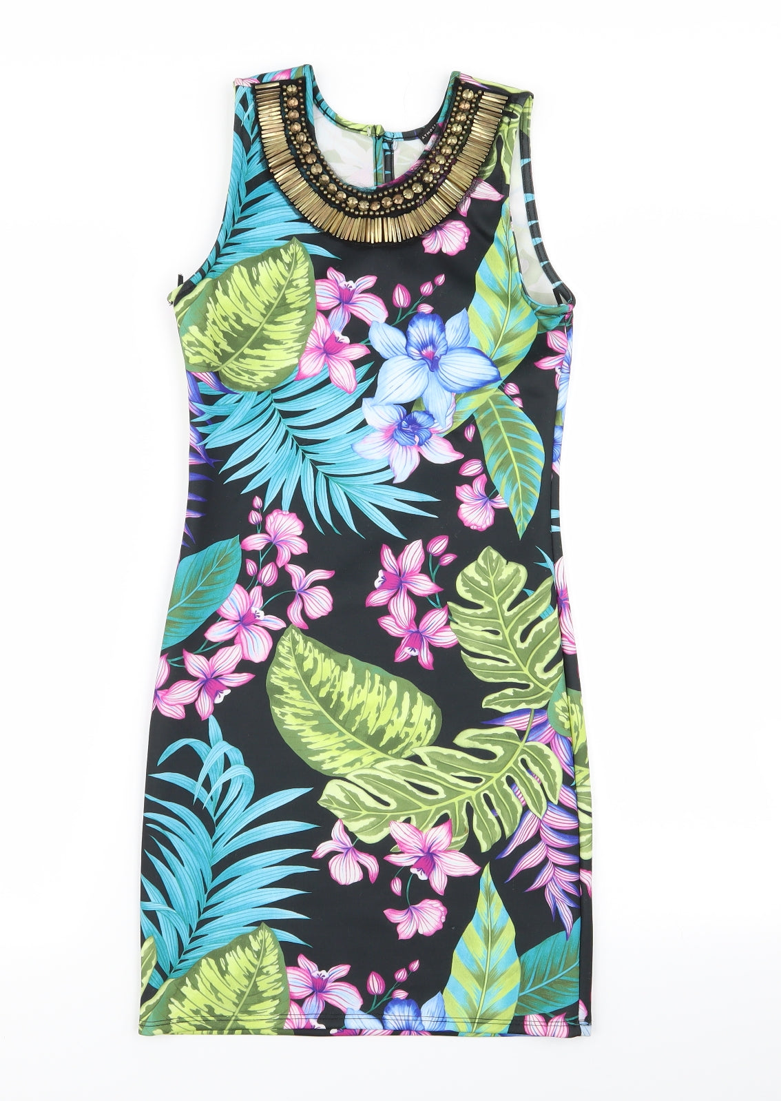 Primark Womens Multicoloured Floral  A-Line  Size 8
