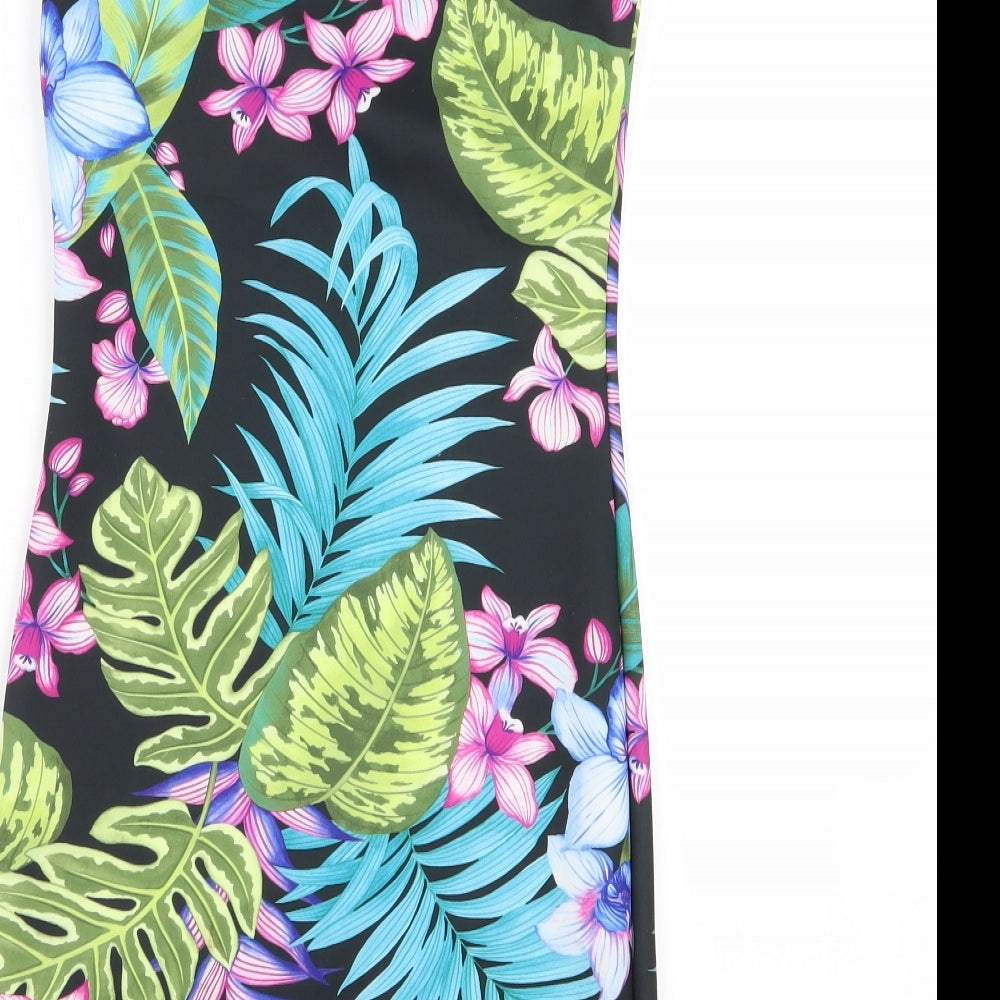 Primark Womens Multicoloured Floral  A-Line  Size 8